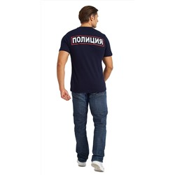 ФУТБОЛКА "ПОЛИЦИЯ РОССИЯ МВД" ТЁМНО СИНЯЯ