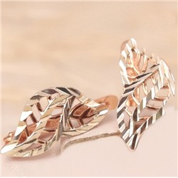 Серьги позолота  H01-12800