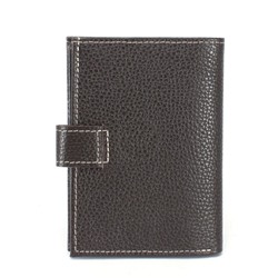 Обложка для авто+паспорт-Croco-ВП-1022 с хляст,  двойн стенка,  натуральная кожа коричневый флотер св. нить (116/1)  243977