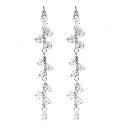 Вечерние серьги MON ANGE SILVER
