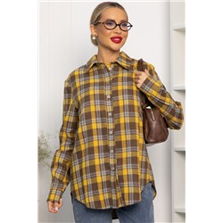 Рубашка Денни (желто-коричневая) Б14135-7М