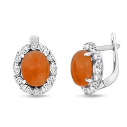 Серьги, авантюрин, С1058ор