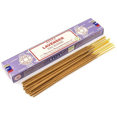 LAVENDER Incense, Satya (Благовония ЛАВАНДА, Сатья), 15 г.