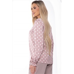 Блуза "Тина" (пудра) Б8098