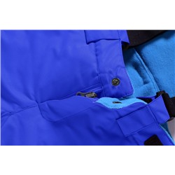 Брюки горнолыжные подростковые для девочки синего цвета 9252S