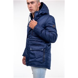 Парка зимняя "Бейзик" синий