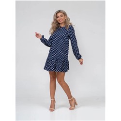 Платье женское Текс-Плюс, цвет синий белый