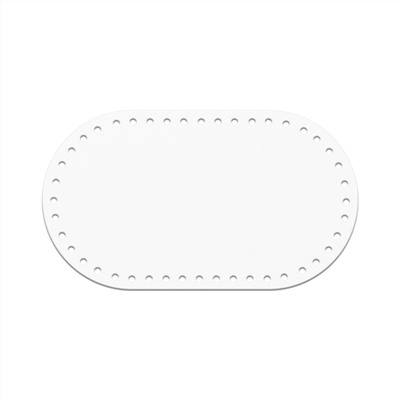 Кожа - Дно для сумки 12 х 21 см. White