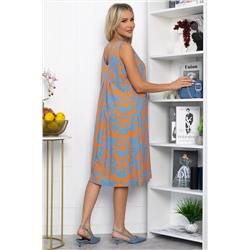 Платье Люси (оранжевое) П13857-25М