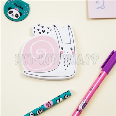 Самоклеящийся блок фигурный  50 л."Cute friends" MESHU MS_87699, MS_87699