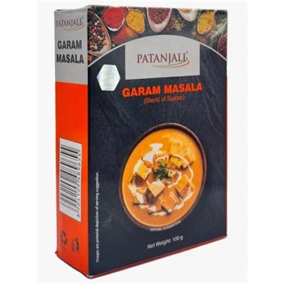 GARAM MASALA (Blend of Spices), Patanjali (Смесь специй GARAM MASALA, Патанджали), 100 г. - СРОК ГОДНОСТИ ДО 9 МАЯ 2025 ГОДА