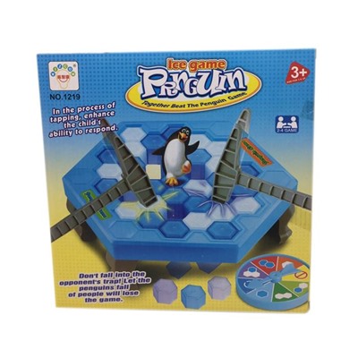 Игра настольная Пингвин (победи Пингвина) 25*25см / коробка 1219