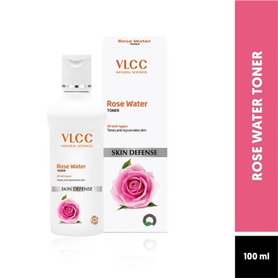 ROSE WATER Toner, VLCC (РОЗОВАЯ ВОДА тоник, для Всех типов кожи), 100 мл. - СРОК ГОДНОСТИ ДО 31 МАЯ 2025 ГОДА