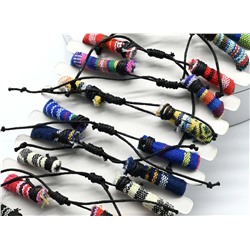 Набор браслетов из ткани 12 шт