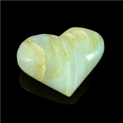 Сердце из амазонита 67*51*26мм, 101г.