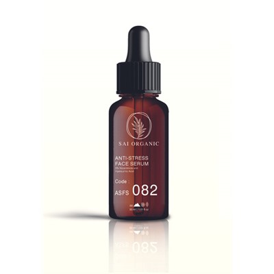 ANTI-STRESS FACE SERUM, ASFS 082, Sai Organic (АНТИ-СТРЕСС СЫВОРОТКА ДЛЯ ЛИЦА, Саи Органик), СТЕКЛО, 30 мл.