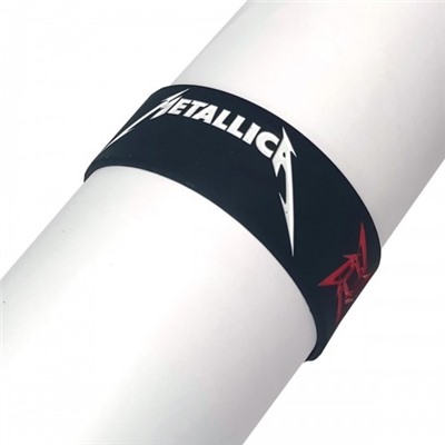 Браслет силиконовый "Metallica"