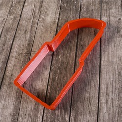 Вырубка для пряника "Губная помада" пластик, 11 см