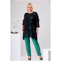 Romanovich Style 3-2256 изумруд, Брюки,  Блуза,  Топ