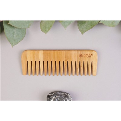 Bamboo Hair Comb, Jungle Story (Бамбуковый гребень для волос), 1 шт.