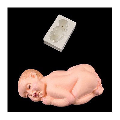 Силиконовый молд "Младенец большой" 9*4,5 см