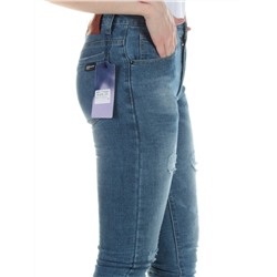 HT7059 Джинсы потертые женские HONG TU размер W29 - 44 российский