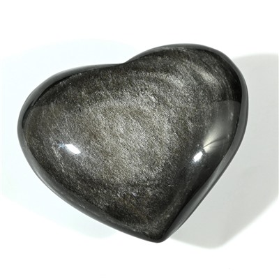 Сердце из обсидиана радужного 77*66*36мм, 206г