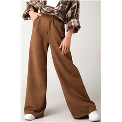 Брюки палаццо из футера для девочки Happyfox