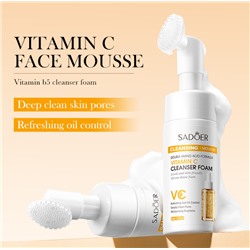 SADOER Мусс-пенка для умывания VITAMIN C, 120мл.
