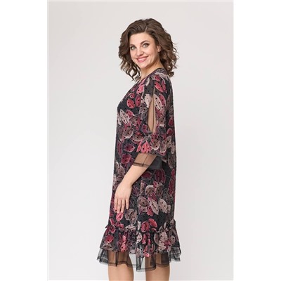Moda Versal П2205 бордо, Платье