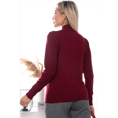 Водолазка Осенняя история (бордовая) Б14542-20М