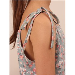 Сарафан МЛШ-4 "Барбариска" серый-розовый