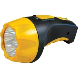 Фонарик с подзарядкой (аккумулятор) ULTRA FLASH LED3804, 4LED черный/желтый