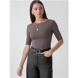 Джемпер  из премиального хлопка с эластаном