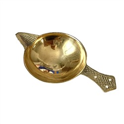 ДИПАК (Дия) для Аарти и Пуджи, БОЛЬШОЙ (латунь, диаметр 6 см., высота 3,6 см.), 1 шт.