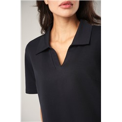 Женское базовое платье - поло Happyfox