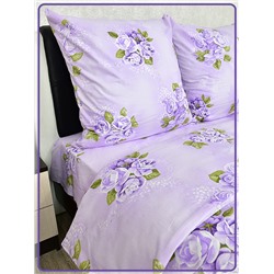 Постельное белье Шуйская бязь Роза сиреневая 6744-3