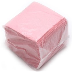 Салфетки бум. 24*24  80шт.D/  розовые