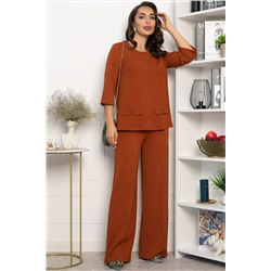 Костюм трикотажный Альберта (терракотовый) К14385-10М