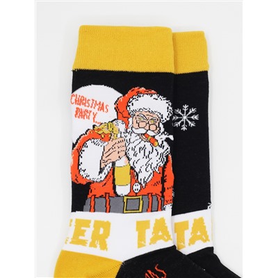 Носки НГ р.40-45 "Праздник к нам приходит" Christmas party