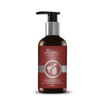 True Derma HONEY ALMONDS Body Lotion, Luster (МЁД И МИНДАЛЬ питающий и восстанавливающий лосьон для тела с экстрактами натурального происхождения, Ластер), 200 г.