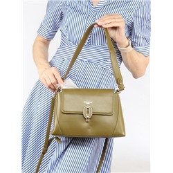 Сумка женская искусственная кожа DJ-cm 6756-OLIVE GREEN,  1отд,  плечевой ремень,  олива 256053