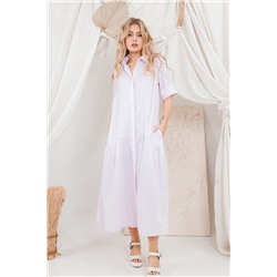 AMORI 9660 розовая_полоска, Платье