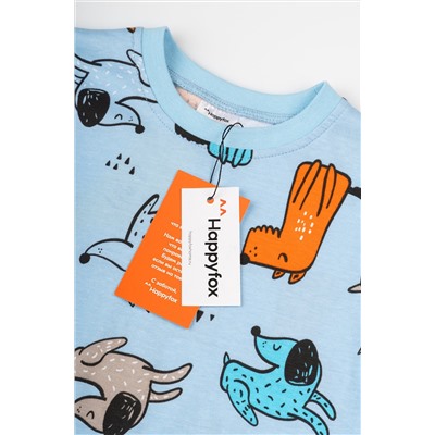 Хлопковая пижама для мальчика Happyfox