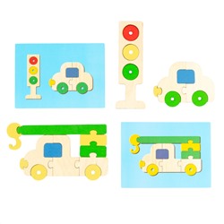 Пазл конструктор «Автотранспорт»