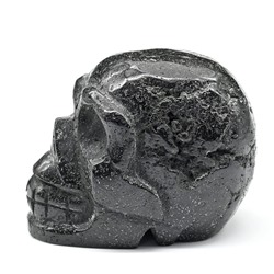 Череп из черной лавы 77*50*60мм, 373г.