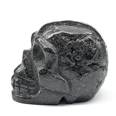 Череп из черной лавы 77*50*60мм, 373г.