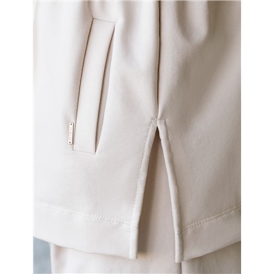 Парка из тонкого премиального футера с эластаном