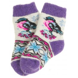 Носки детские "Снегирь и орнамент" 6455-5