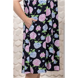 Платье женское Текс-Плюс, цвет синий розовый зеленый